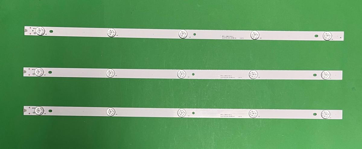 Led backlight strip for tv TCL 32" set 3pcs X JL.D31551235-057BS-M , 5LED , 3V , 590MM