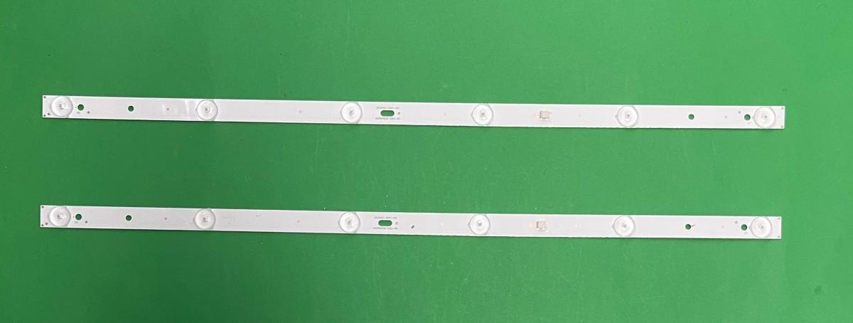 Led backlight strip for tv HAIER 32" set 2pcs X DS32M63-DS01-V01 202006-DS32M6300-01 N1-R1-L(08B1-30)171015D M00600939 DSBJ-WG 32D3503V2W6C1B56217M , 6LED , 3V, 560MM