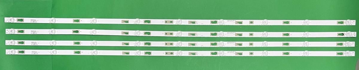 Led backlight strip for tv TCL 50" set 4pcs X 50HR33M09A0 V2 50D1200 9X4 , 9LED , 3V , 986MM