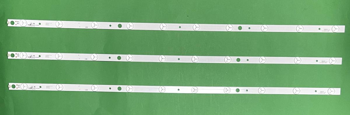 Led backlight strip for tv ARIELLI 40" set 3pcs X JS-ZY23DL7D-0060 , 10LED , 6V , 778MM ,