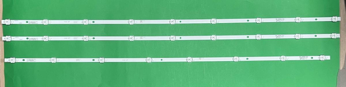 Led backlight strip for tv CROWN 43" set 3 pcs , 1pcs X JS-D-AP4316-081DC & 2pcs X JS-D-AP4316-091DC