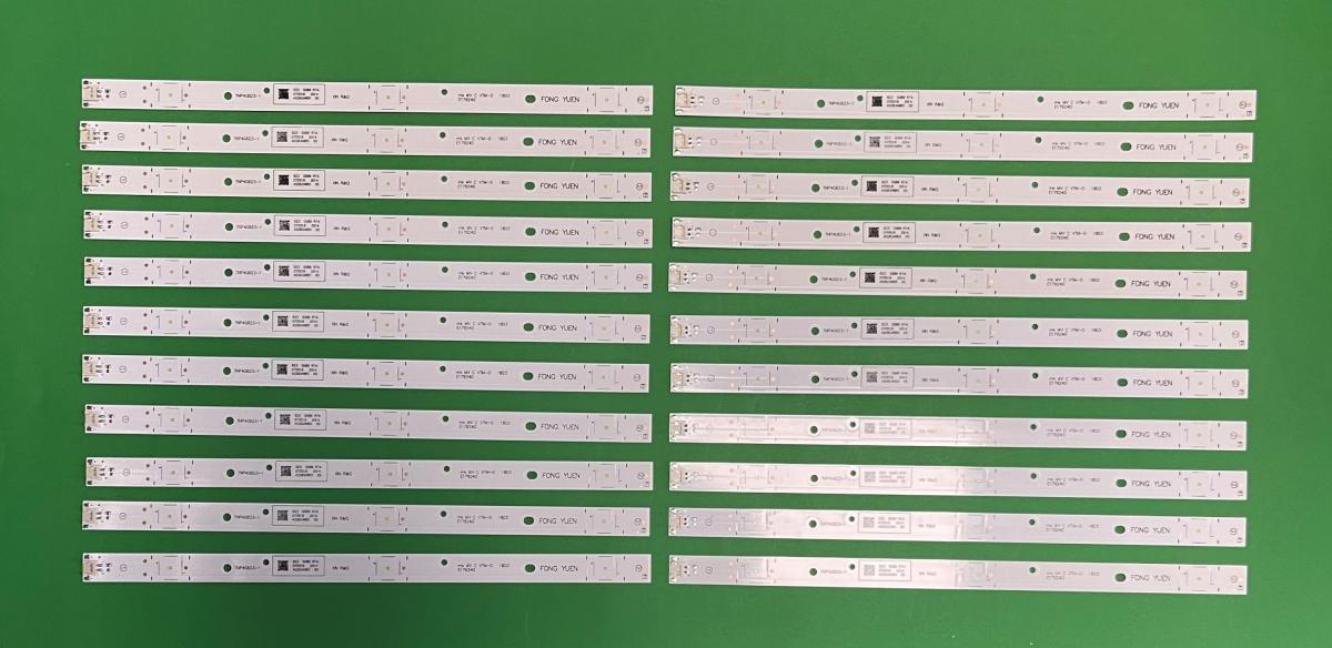 Led backlight strip for tv PANASONIC  55" set  22pcs X TNP4G623-1 mk MVCVTN-0 1803 E179240 , 3LED, 3V , 298MM ,