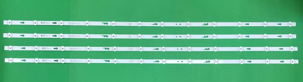 Led backlight strip for tv TCL 55" set 4pcs X 55HR332M12A0 V2 55HR332M12A2 JL.D550C1330-004AD-M_V03  4C-LB550T-HRC 55D1200 55D1200-3X12-3030-LX20180301-V4 , 12LED  , 1062MM , 3V ,