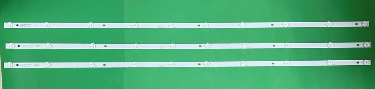 Led backlight strip for tv SUNNY 50" set 3pcs X MS-L2608 V1 / JS-D-JP50DM-A101EC , 10LED , 6V , 988MM