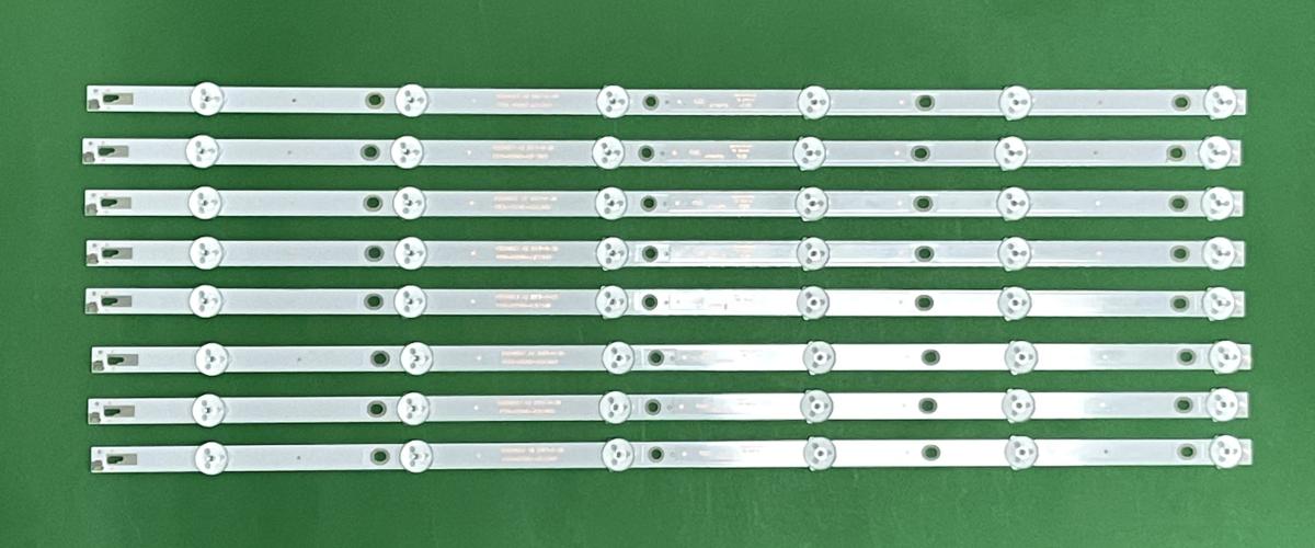 Led backlight strip for tv HAIER / MANTA / AUO  55" ZESTAW   8pcs X K550WDC1 A2 471R1P79 4708-K550WD-A2113N01 , 6LED , 3V , 543MM , 3V