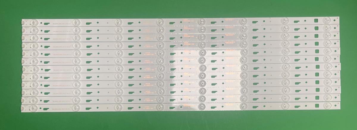 Led backlight strip for tv TCL 65" set 12 pcs X   TCL_ODM_650d30_3030C_12X8 V4 V2 , 8LED , 3V , LENGTH : 699MM