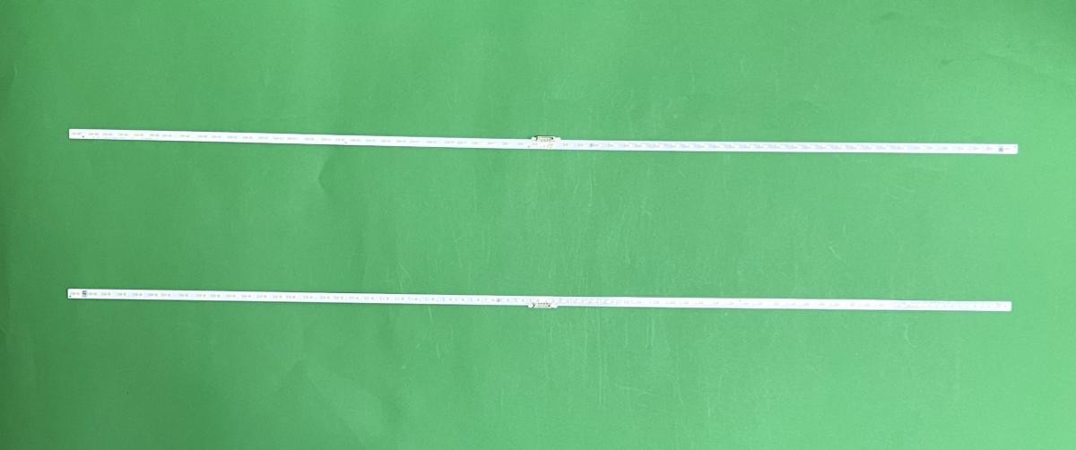Led backlight strip for tv SAMSUNG 65"   set  2pcs X V0T6-650SM0-R0 , L1-Q7060T_F5_DUM_S62(1) Q60/70T_STC650AJ0_7020_2in1, LM41-00859A , BN61-16157A , BN96-50385A , BLUE & WHITE LIGHT , 62LED , 706MM , 3V ,