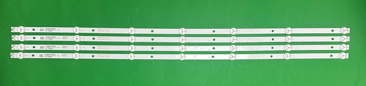 Led backlight strip for tv PHILIPS 39/40" set 4pcs X K400WD A1 / 4708-400000-A1213K31 / K400WD8168050 , 7LED , 3V , 759MM
