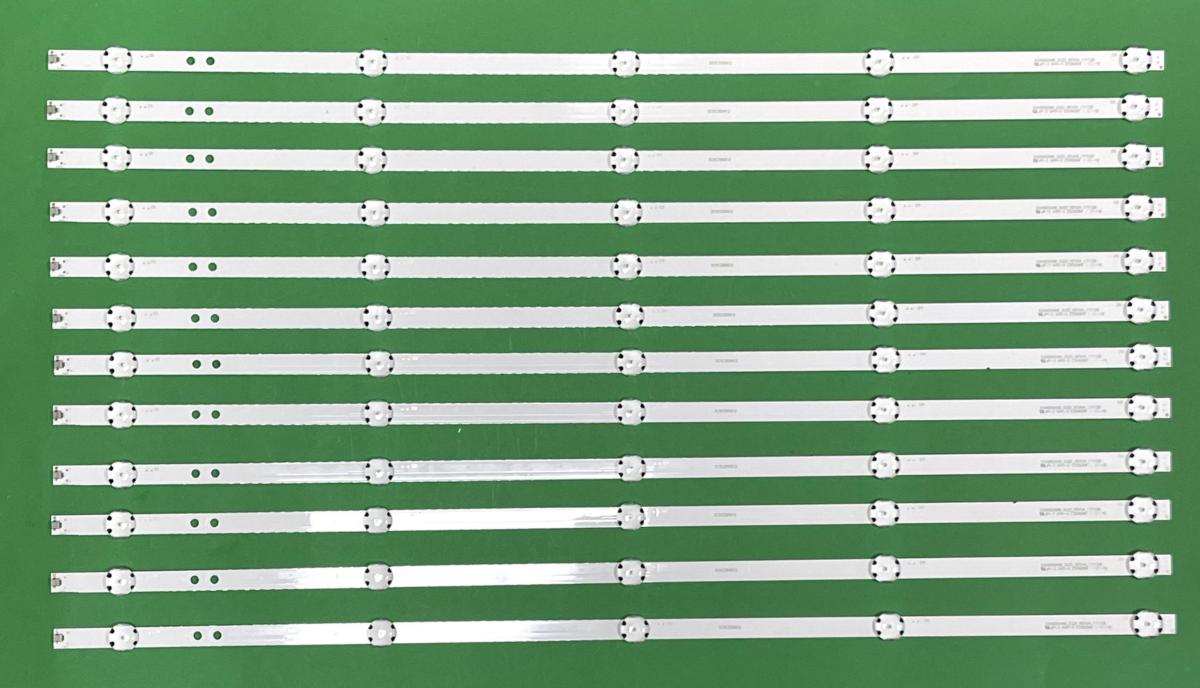 Led backlight strip for tv SONY 65" set 12pcs X SVA650A66_5LED_REV04_171128  / LED SVA650A74_REV01, 5LED , 3V , 654MM