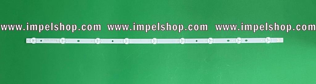 Led backlight strip for tv universal 9LED , VOLTAGE : 6V , LENGTH : 630MM , WIDTH : 12MM ,