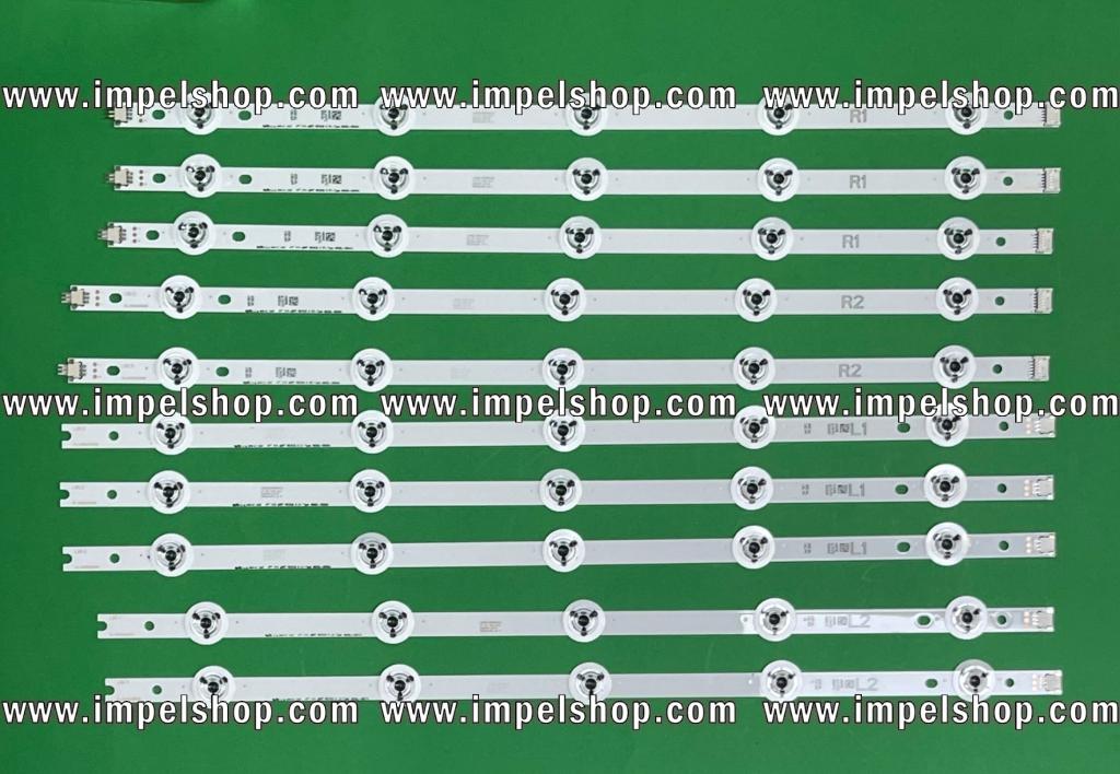 Led backlight strip for tv LG 47" V14 SLIM sDRT REV 0.8 set 10pcs ( R1 X 3pcs , R2 X 2pcs , L1 X 3pcs , L2 X 2pcs)  (47" V14 SLIM sDRT REV0.8 R1 TYPE X 3pcs ,  47" V14 SLIM sDRT REV0.8 R2 TYPE X 2pcs, 47" V14 SLIM sDRT REV0.8 L1 TYPE X 3pcs , 47" V14 SLIM sDRT REV0.8 L2 TYPE X 2pcs  ) 6920L-0507A X 2pcs & 6920L-0505A X 3pcs & 6920L-0504A X 3pcs & 6920L-0506A X 2pcs