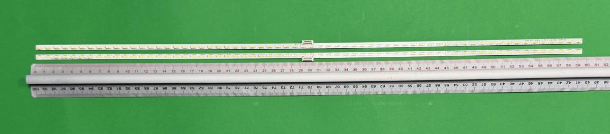 Led backlight strip for tv SONY 55" set 2 pcs X SHARP YLS_HAN55_7020_REV2 , SYV5541 , 64LED, 596MM , 6V ,