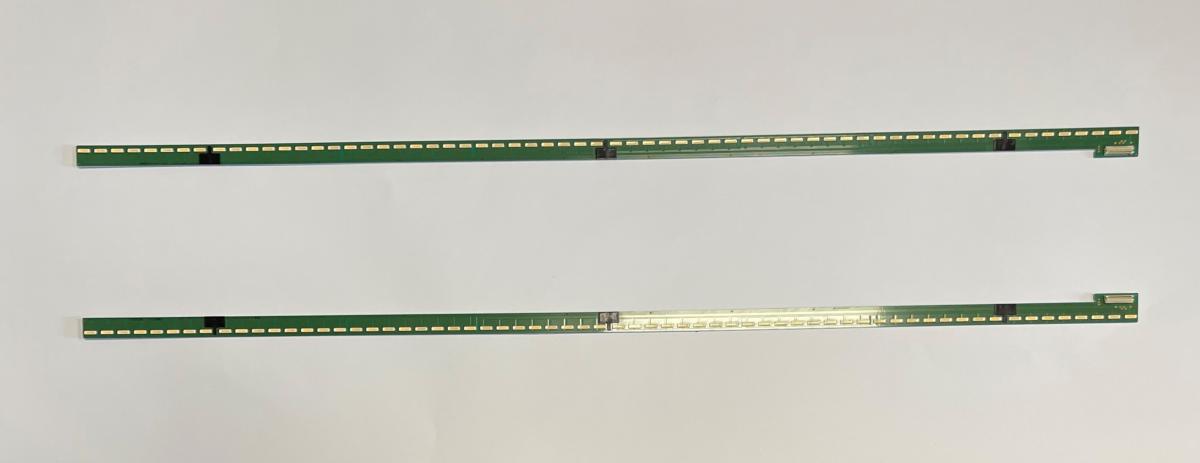 Led backlight strip for tv LG 55" set 55" V14 ART5 TV REV 0.8 2pcs , 1pcs X 6916L-1695A , 64LED , 6V , 606MM & 1pcs X  6916L-1696A , 6V , 64LED , 606MM , 6922L-0122A