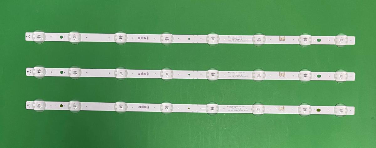 Led backlight strip for tv LG 32" set 3pcs X SSC_19Y_32LM63_REV00 , 8LED , 3V , 590MM