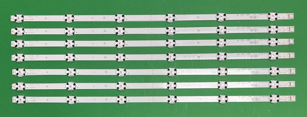 Led backlight strip for tv LG 49" set 7pcs X 49"ATMACA DAT REV0.1 6LED 3V 480MM