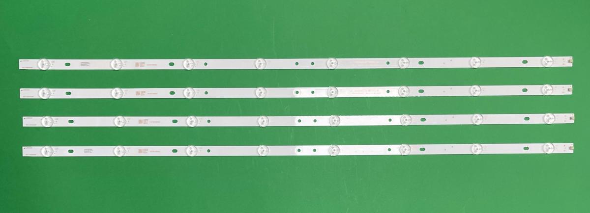 Led backlight strip for tv ASANZO 39" set 4pcs X JL.D39042235-083DS-M , 8LED , 3V , 722MM