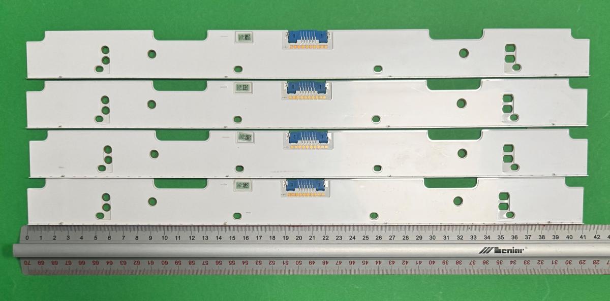 Led backlight strip for tv  SAMSUNG 75" 4pcs X V7MU-750SM0-R0 , BN96-42588A , 3V , 51LED , 401.5MM ,