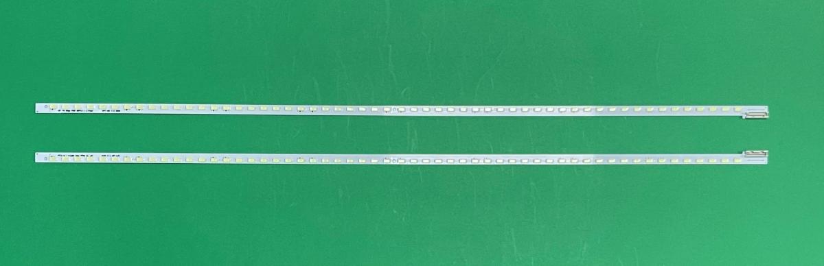 Led backlight strip for tv LG / SONY 42" set 2pcs , 1pcs X 1SZT x 42" V6 EDGE FHD-3 REV1.0 1 R-TYPE  3660L-0374A , 56LED , 6V , 547MM & 1pcs X 42" V6 EDGE FHD-3 REV1.0 1 L-TYPE  3660L-0374A , 56LED , 6V , 547MM , CONNECTOR  : 10PIN