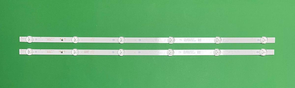Led backlight strip for tv POLARLINE 32" set 2pcs X 32HR330M06AA V5 CY 2*6-3030-300MA-36V  32DN 6*2 HR-49518-00732 LE4RB2U0-E-K  , 6LED , 6V , 580MM