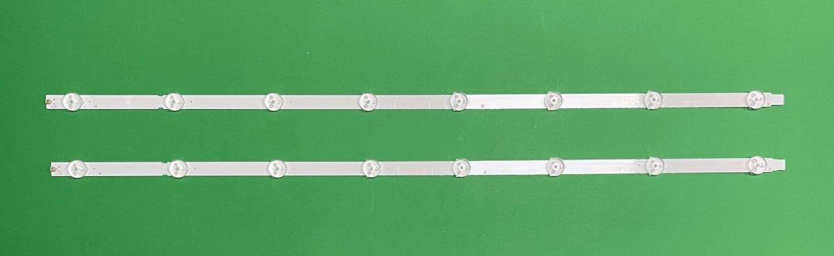 Led backlight strip for tv TCL 32" set 2pcs X CC02320D630V01-B LED-23 YSL-L 479275 , 8LED , 3V , 630MM ,