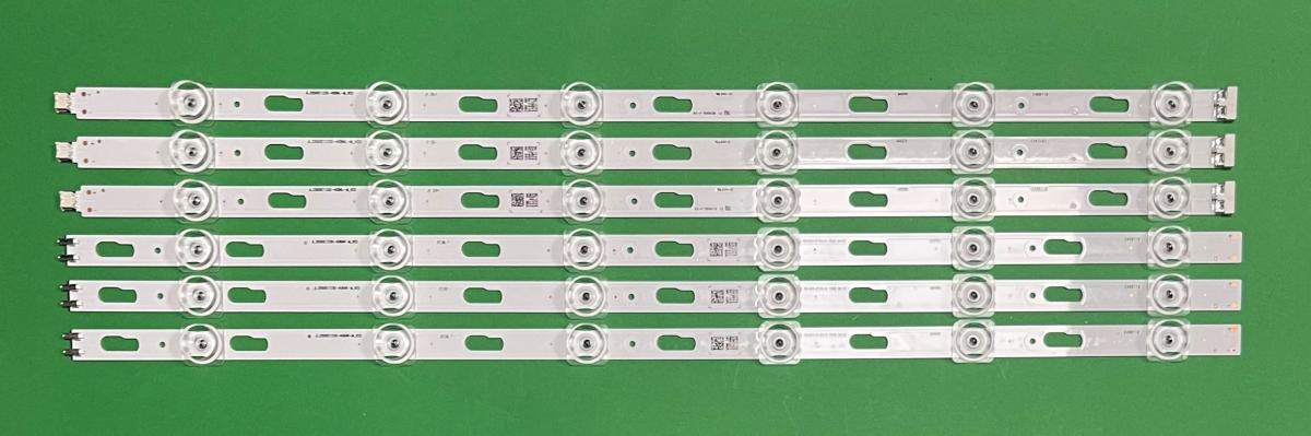 Led backlight strip for tv SAMSUNG 50" set 6pcs , 3pcs X JL.D500C1330-408AL-M_V02 , BN96-50317A & 3pcs X JL.D500C1330-408AR-M_V02 , BN96-50318A , V0T7-500SMA-R0 & V0T7-500SMB-R0
