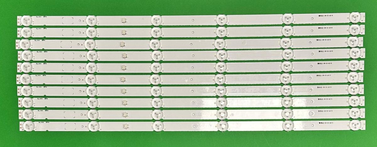 Led backlight strip for tv SONY 55" set 10pcs X BCH_L_E5_FAP_S6_1_R1.0RBF_1.0_LM41-00543A ,