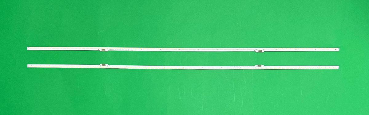 Led backlight strip for tv HISENSE 55" set 2pcs X HE550HUD-B31 B32 RSAG7.820.5661 5597 RSAG8.038.4108 , 80LED , 3V , 667MM ,