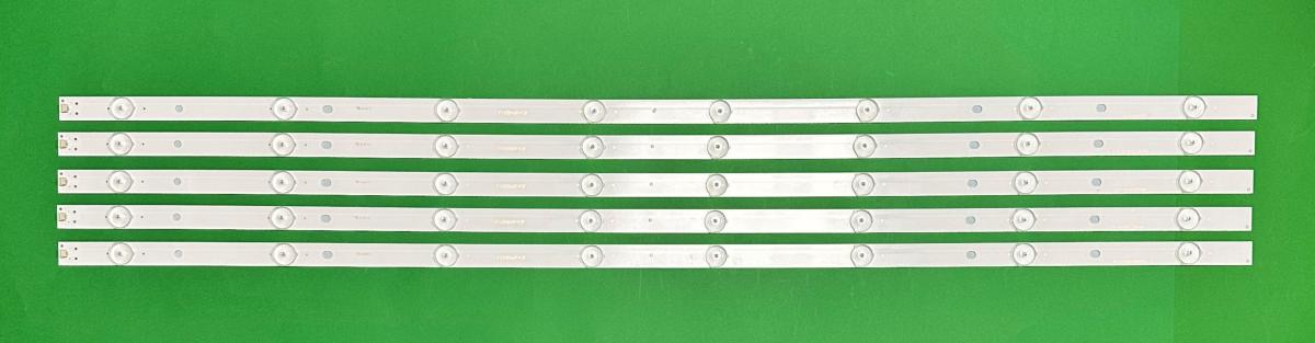 Led backlight strip for tv PANASONIC 42" set  5pcs X IC-A-HWCC42D486 , 8LED , 3V , 849MM ,