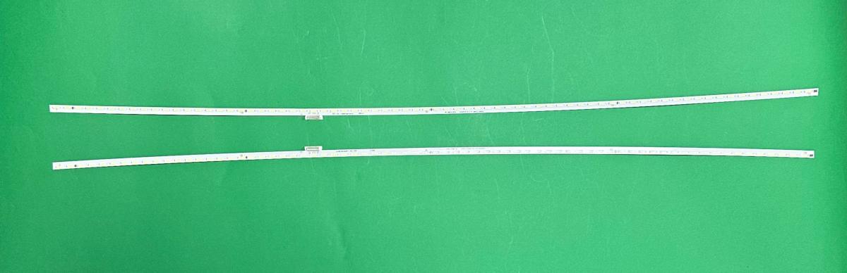 Led backlight strip for tv TCL 65" set 2pcs , 1pcs X 65HR720S72A1V1 65C1 CUD A , 72LED , 6V ,715MM & 1pcs X 65HR720S72B1V1 65C1 CUD B , 72LED , 6V ,715MM , 4C-LB6572-HR010 ,