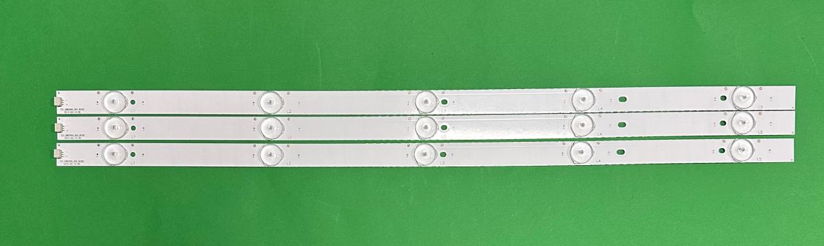 Led backlight strip for tv TCL 28" set 3pcs X TOT_28B2550_3030C_5S1P 17MM REV.V4 2013/9/25 / TOT_28B2500_3X5_3030C  006-P2K2103A 4C-LB280T-YH1 LB280T-YH2 T0T-28B2550-3030C-5S1P , 5LED , 6V , 525MM ,