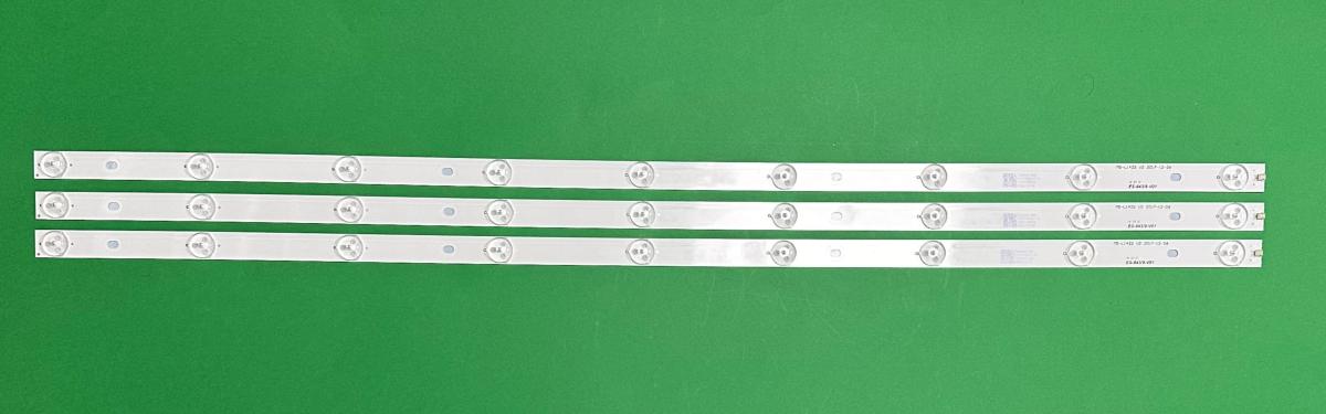 Led backlight strip for tv MANTA 40" set 3pcs X MS-L1422 V2 , 9LED , 751MM ,