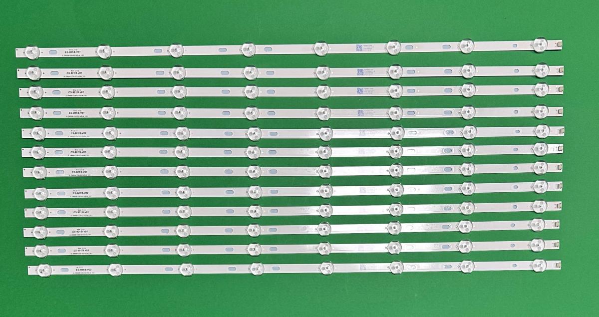 Led backlight strip for tv RCA 60" set 12pcs X JL.D60081235-031AS-M_V01 , 8LED , 590MM ,