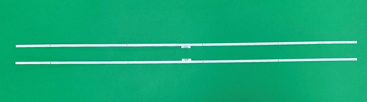 Led backlight strip for tv TCL 65" set 2pcs , 1pcs X 65HR411SC0A0 V0 , 120LED , 3V , 716MM & 1pcs X  65HR411SC0B0 V0 , 120LED , 3V , 716MM ,  4C-LB65C0-HR01L , 4C-LB65C0-HR02L ,