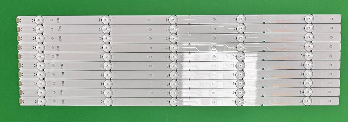 Led backlight strip for tv HISENSE 55" set 10pcs X SVH550AL2_5LED_REV01_160101 HD550DF-F51 , 5LED , 3V , 559MM ,