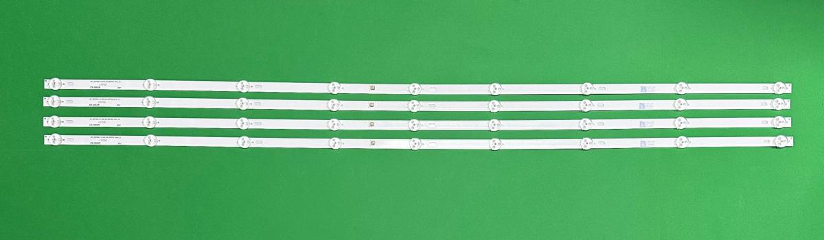 Led backlight strip for tv MANTA 50" set 4pcs x HRS_SQY50A114_4x9_2W_MCPCB_12mm_V2 SQY50A114_4x9_2W_MCPCB_12mm_V2 E486558 , 9LED , 937MM , 3V ,