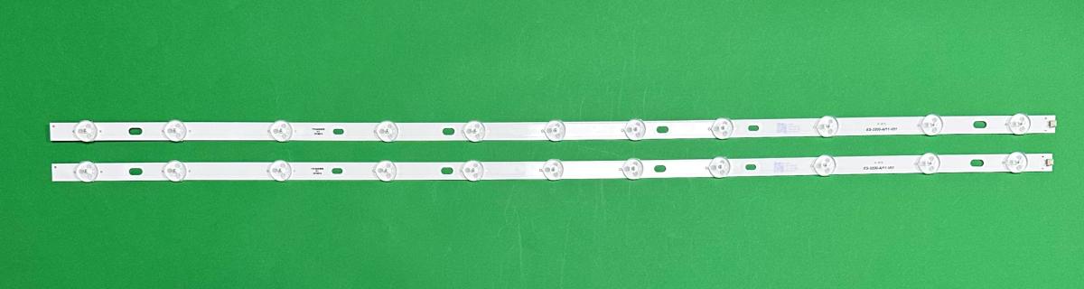 Led backlight strip for tv VESTEL 40" set 2pcs X 17DLB40NER5 LED BAR.400 DLD VNB 3030 M07 Ncnt_yed.pa VESTEL PART NUMBER : 23682937 , 11LED , 744MM , 3V ,