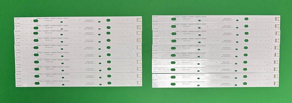 Led backlight strip for tv PANASONIC  49" set  20pcs X TNP4G622-1 , 3LED , 3V, 259MM ,