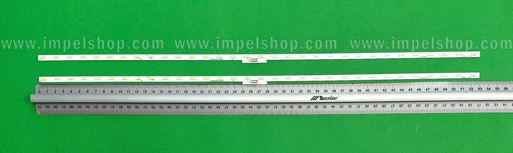 Led backlight strip for tv SONY 49" set 2pcs X LB49013 V2_00 / LB49025 V0_ 00 / 779000 DFD-8 / E_R620006265C49F3AD04MC NLAW30451 , 32LED , 530MM