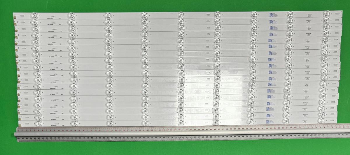 Led backlight strip for tv  SHARP 70" set 18pcs x 3P70P5014-A2 135/08L/33 A8071674484 , 792mm , 9LED , 3V ,