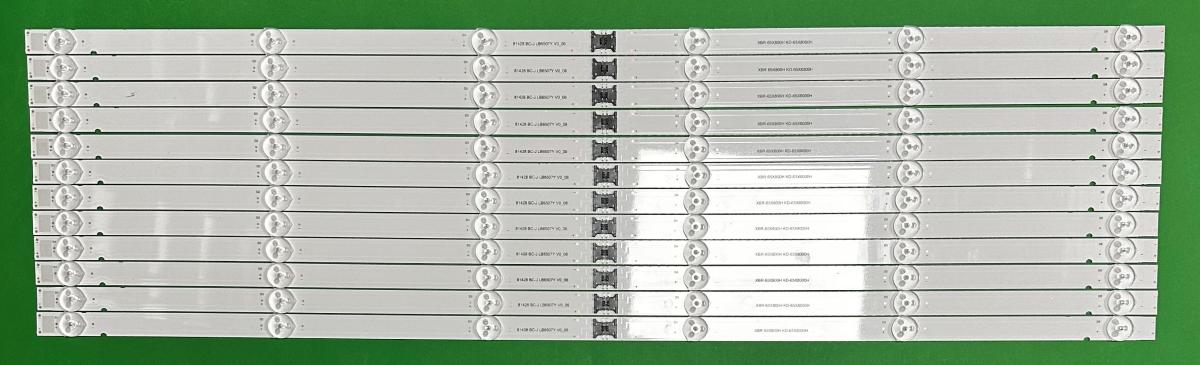 Led backlight strip for tv SONY 65" set 12pcs x LB6507Y V0_06 , 6LED, 695MM , 3V ,