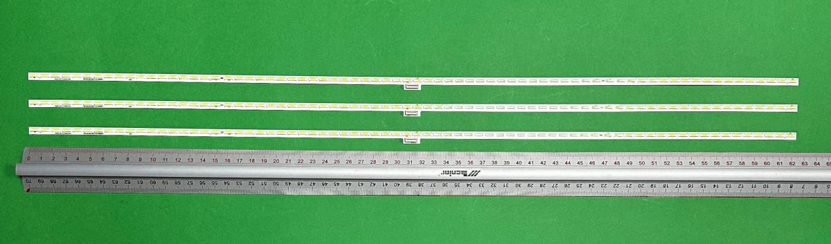 Led backlight strip for tv SONY 85" set 3pcs x LB85003 V0_01 M3090026V0 , 72LED , 625MM , 6V ,