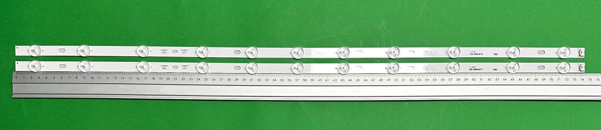 Led backlight strip for tv VESTEL 40" set 2pcs X 17DLB40NER5 LED BAR.400 DLD VNB 3030 M07 Ncnt_yed.pa VESTEL PART NUMBER : 23682937 , 11LED , 744MM , 3V ,