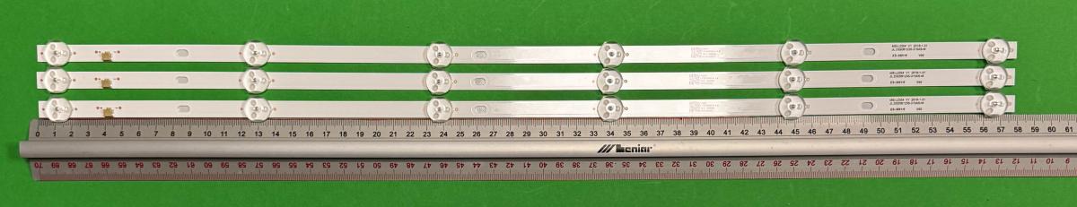 Led backlight strip for tv AXESS 32" set 3pcs X MS-L2354 V1 JL.D32061235-315AS-M FZD-03E348124HN BD00-132089-001G TLB315DF39-09-01 , 6LED , 578MM , 3V ,