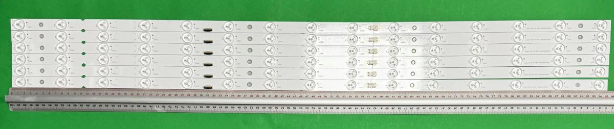 Led backlight strip for tv SONY SONY 49" set 6pcs X MBL-49030D615SN0 CCB 49 MBL-49039D615SN2 49039D615SN0 18LS49 0-841-300-01  1-984-208-12 , 15LED , 950MM , 12V ,