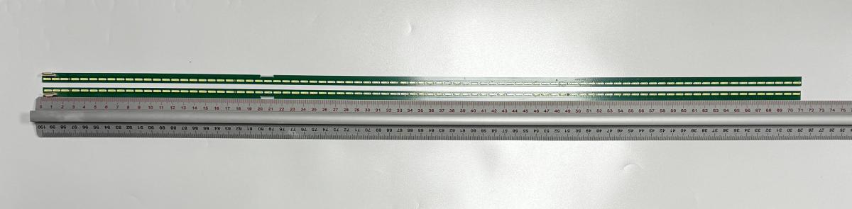 Led backlight strip for tv LG 65" set 2pcs , 1pcs X 65" V15 SA UD REV 0.5 6 L-Type 6916L-2116A & 1pcs X 65" V15 SA UD REV 0.5 6 R-Type 6916L-2117A , 6922L-0173A , 84LED , 713MM , 3V ,