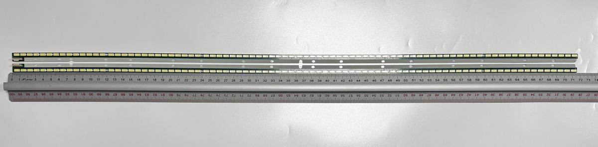 Led backlight strip for tv LG 65" set 2pcs , 1pcs X 65" V14 ART3 TV REV0.5 1 L-Type 6920L-0001C 6916-1747A & 1pcs X 65" V14 ART3 TV REV0.5 1 R-Type 6920L-0001C 6916-1748A , 6922L-0086A , 84LED , 715MM , 6V ,
