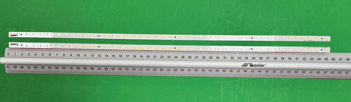 Led backlight strip for tv SONY 40" set 2pcs , 1pcs X STS400A29_42LE_rev.2_Atype_L_101029 & 1pcs X STS400A29_42LE_rev.2_Btype_R_101029 , LJ64-02884A , 42LED , 454MM , 3V ,
