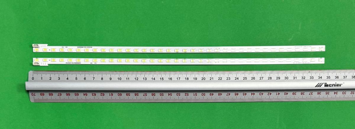Led backlight strip for tv TOSHIBA 32" set 2pcs , 1pcs X SLED_2011SGS32_R_5630_36_H1_REV1.0 & 1pcs X SLED_2011SGS32_l_5630_36_H1_REV1.0 , 32 DOWN, LJ64-03204A , 36LED , 345MM , 3V ,