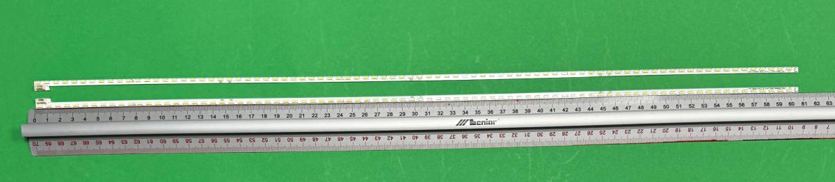 Led backlight strip for tv TCL / KRUGER&MATZ 55" set 2pcs , 1pcs X TCL_ODM_55S6600_84ea_4014_L_LX20170526_Ver.1 & 1pcs X TCL_ODM_55S6600_84ea_4014_R_LX20170526_Ver.1 , 84LED , 600MM , 3V ,