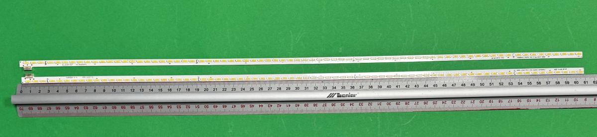 Led backlight strip for tv VESTEL / PANASONIC / TOSHIBA / JVC 55" set 2pcs , 1pcs X 17ELB55ULR4 7020PKG 74EA L-Type_Rev0.4 & 1pcs X 17ELB55ULR4 7020PKG 74EA R-Type_Rev0.4 , 74LED , 610MM , 3V , VESTEL PART NUMBER : 23279251 , 23339377 , 30091320 , 30091321 , 35034711 ,